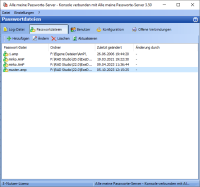 Alle meine Passworte Server zur Verwaltung der Passworte im Netzwerk